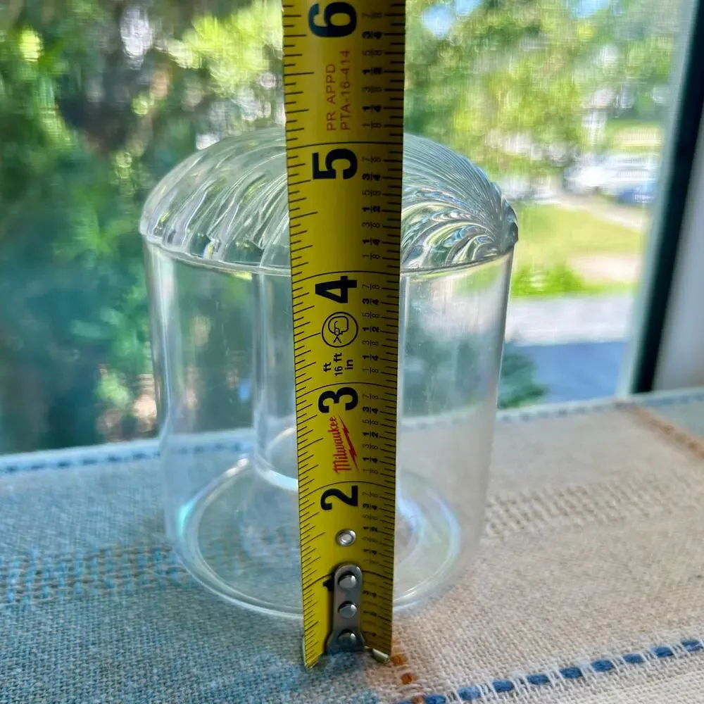 Vintage Lucite Vanity Jar with Seashell Lid – Acrylic Powder Jar Storage